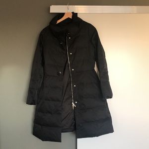 Black Kate spade bow down coat 6